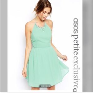 Asos petite mint dress